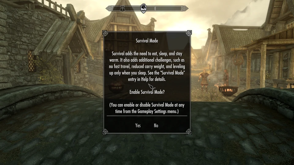 the sun's shadow mask forced to zero from inside the fork: whiterun with no direct sunlight
