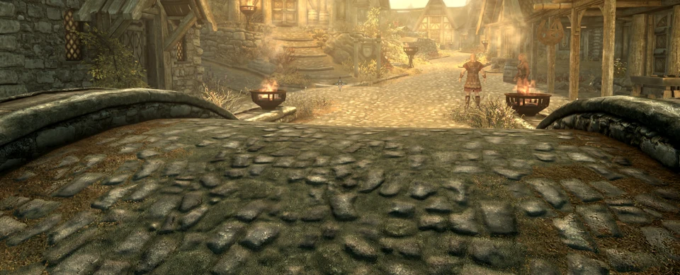 native dx11 in whiterun: 218.1 fps, 1% low 164.2, display latency 9.8 ms. ultra 1080p, rtx 3060 ti and ryzen 5 5600, median of 5 paired runs (campaign c76)